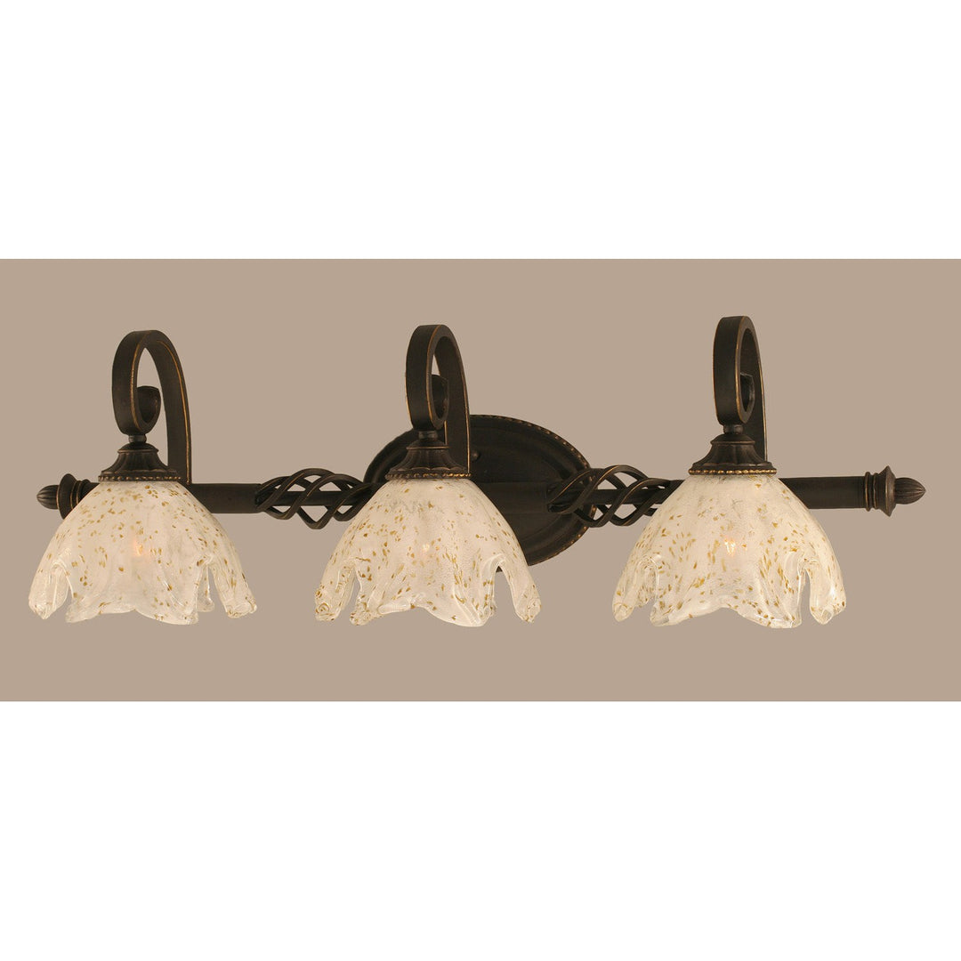 Toltec Eleganté 163-dg-755 Bath Vanity Light 31 in. wide - Dark Granite