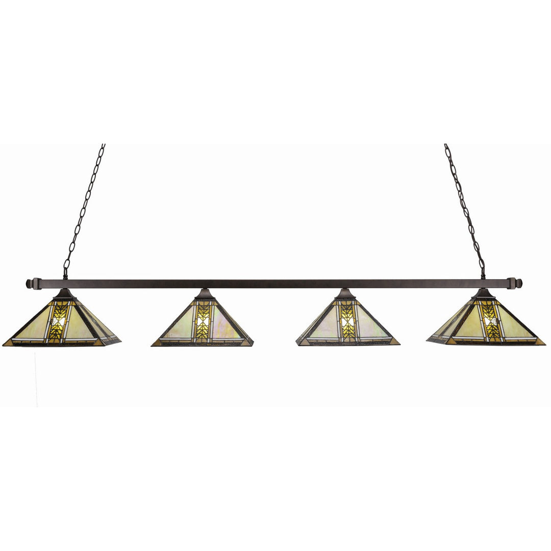 Toltec Square 404-brz-986 Pendant Light - Bronze