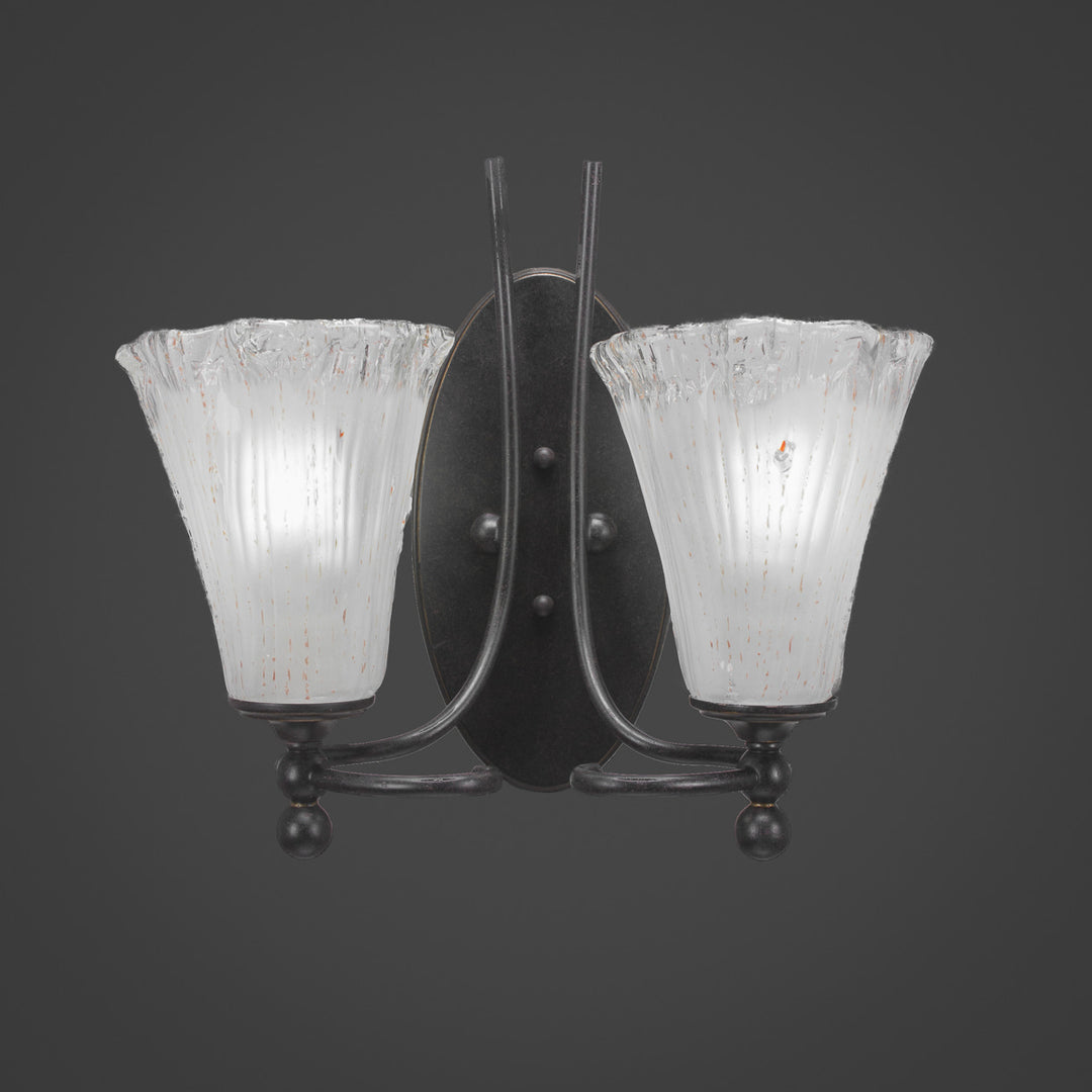Toltec Capri 590-dg-721 Wall Sconce Light - Dark Granite