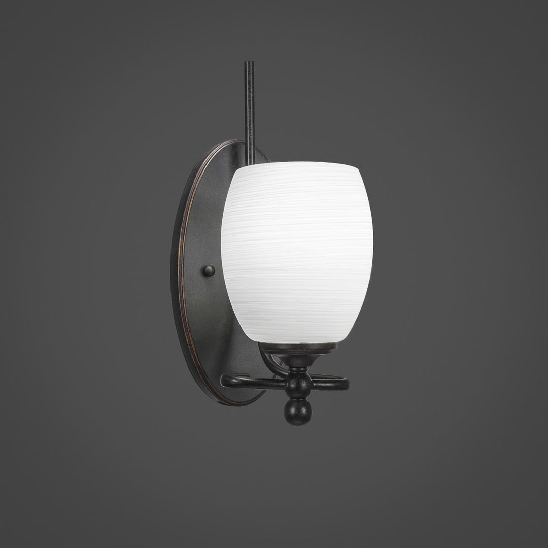 Toltec Capri 591-dg-615 Wall Sconce Light - Dark Granite