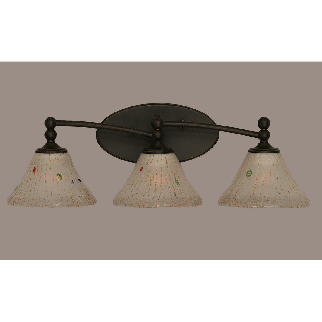 Toltec Capri 593-dg-751 Bath Vanity Light 24 in. wide - Dark Granite