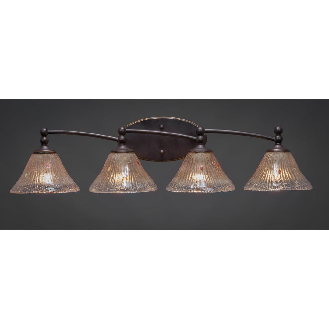 Toltec Capri 594-dg-750 Bath Vanity Light 32 in. wide - Dark Granite