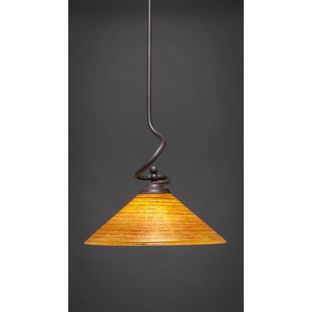 Toltec Capri 900-dg-414 Pendant Light - Dark Granite