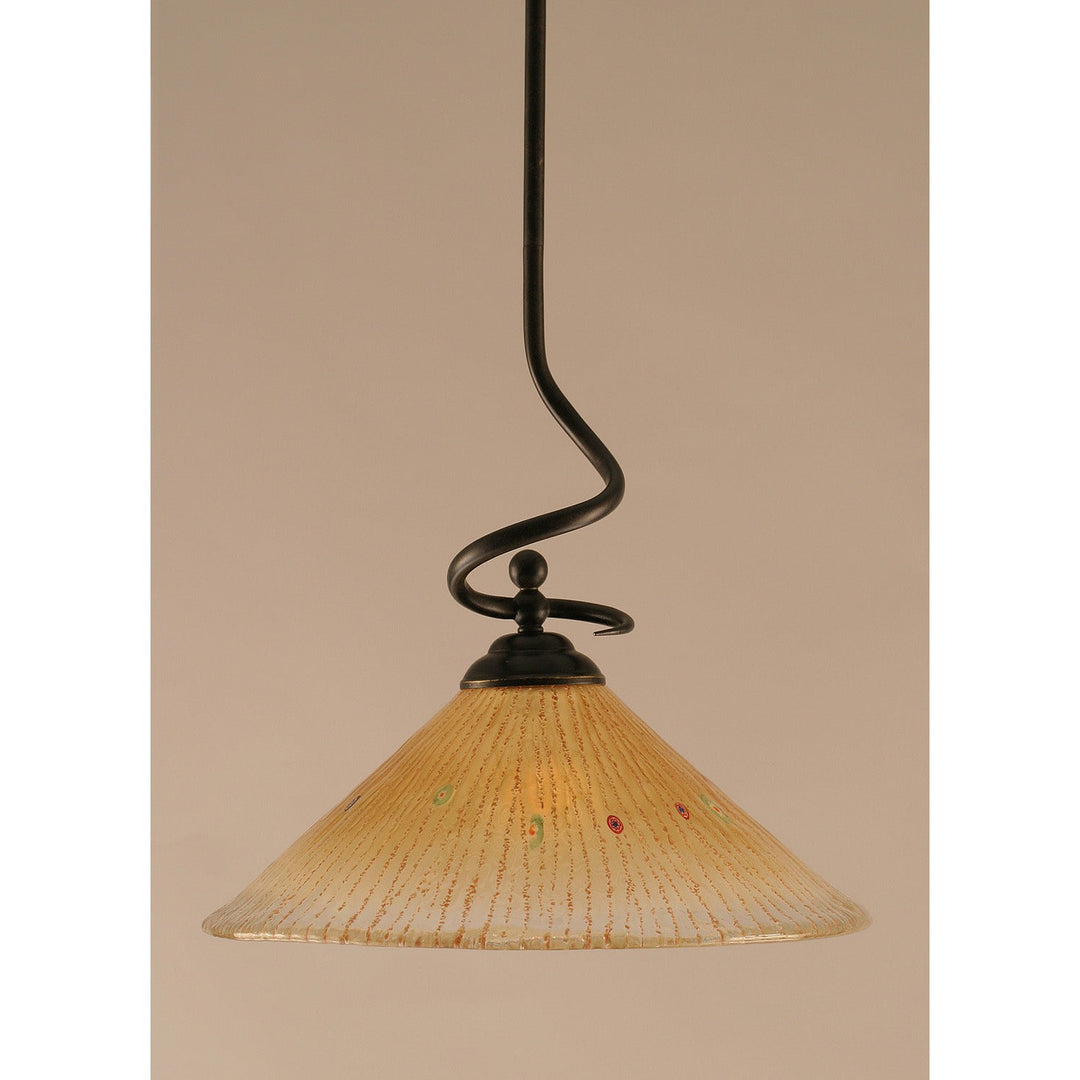 Toltec Capri 900-dg-710 Pendant Light - Dark Granite