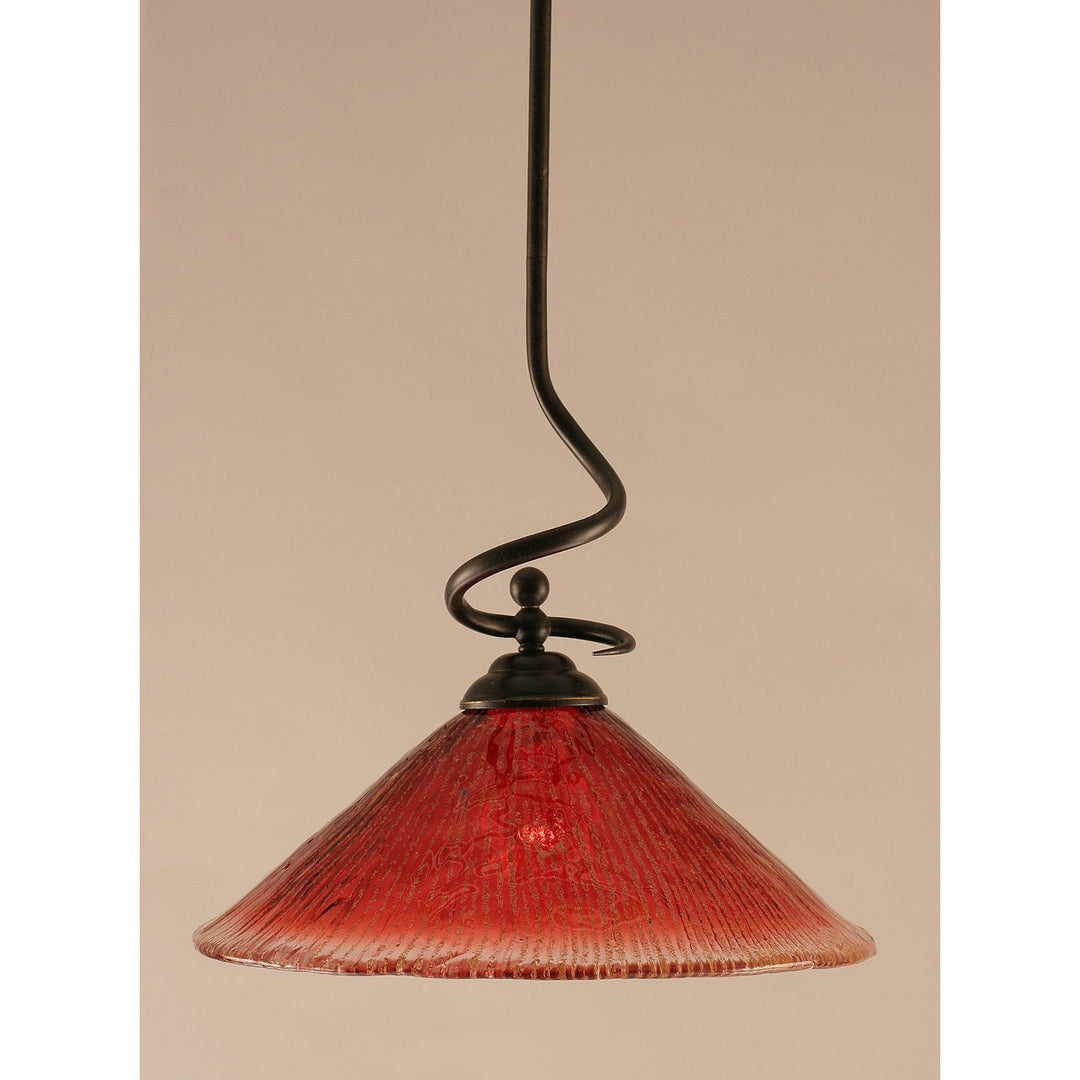 Toltec Capri 900-dg-716 Pendant Light - Dark Granite