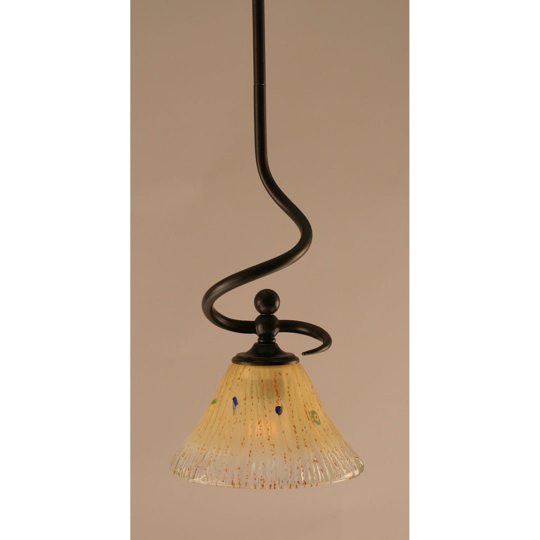 Toltec Capri 901-dg-750 Pendant Light - Dark Granite
