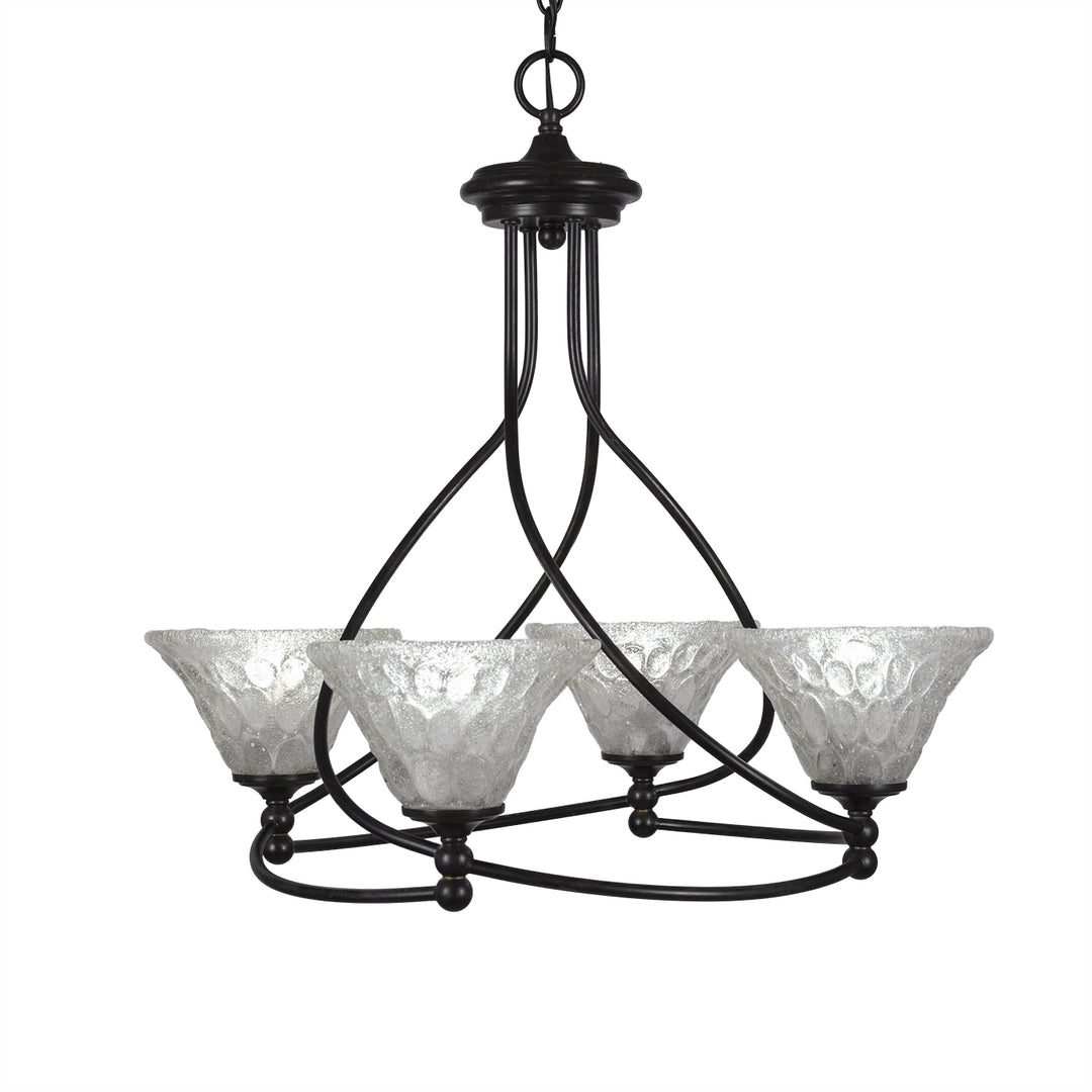 Toltec Capri 904-dg-451 Chandelier Light - Dark Granite