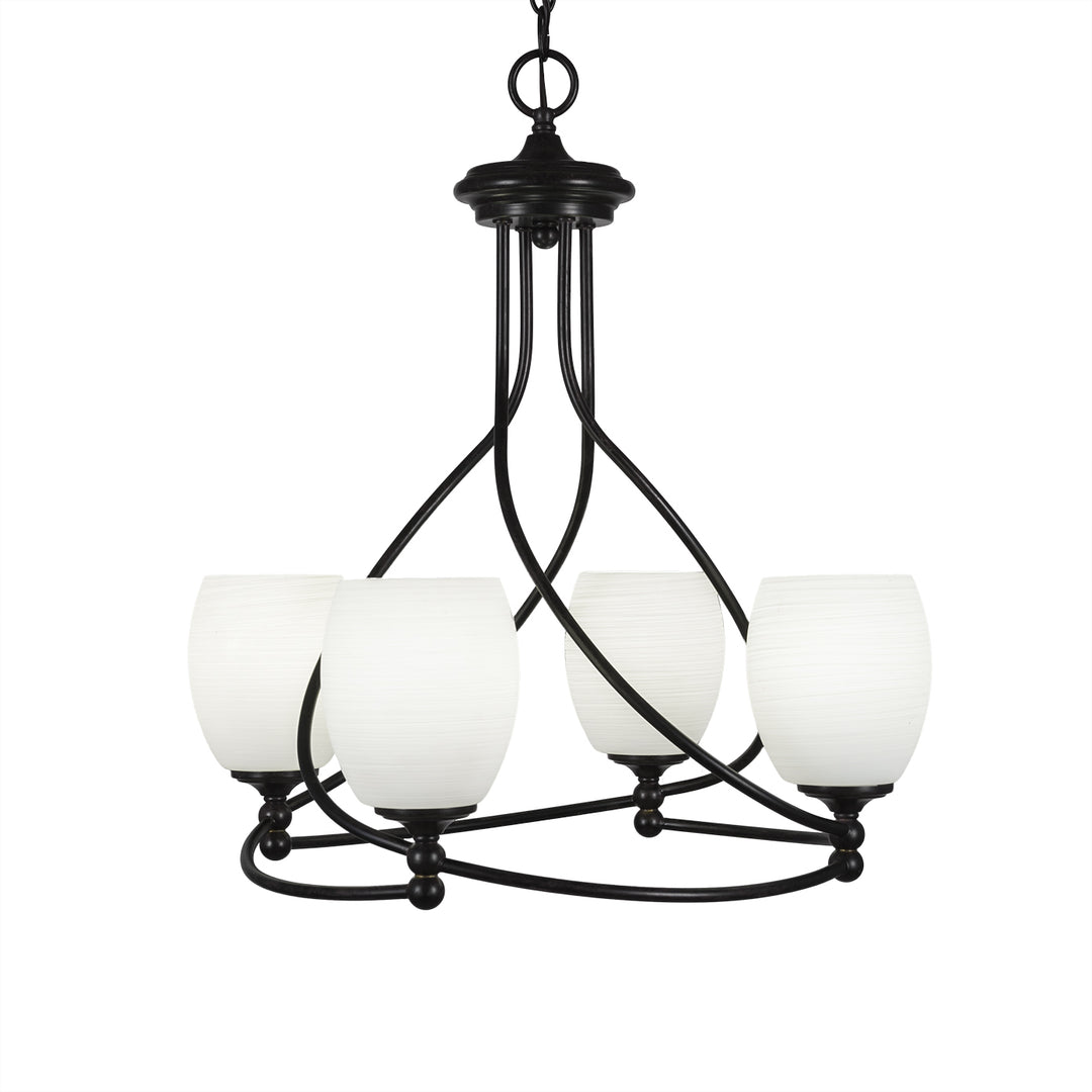 Toltec Capri 904-dg-615 Chandelier Light - Dark Granite