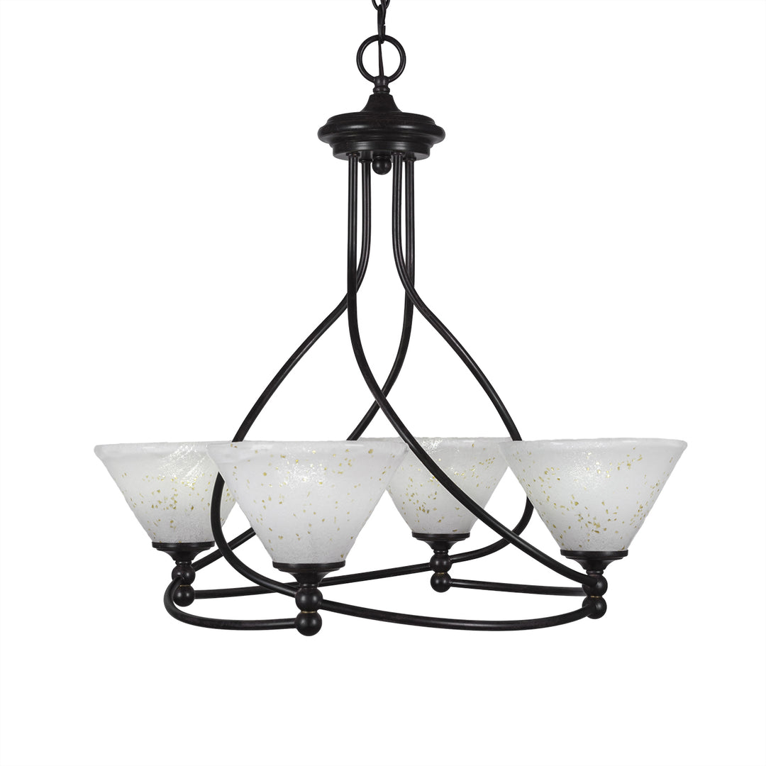 Toltec Capri 904-dg-7145 Chandelier Light - Dark Granite