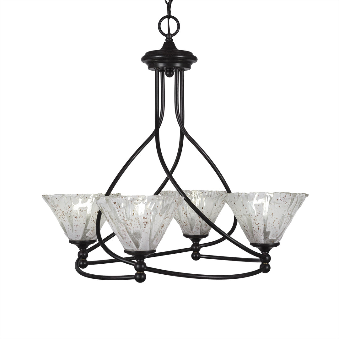 Toltec Capri 904-dg-7195 Chandelier Light - Dark Granite