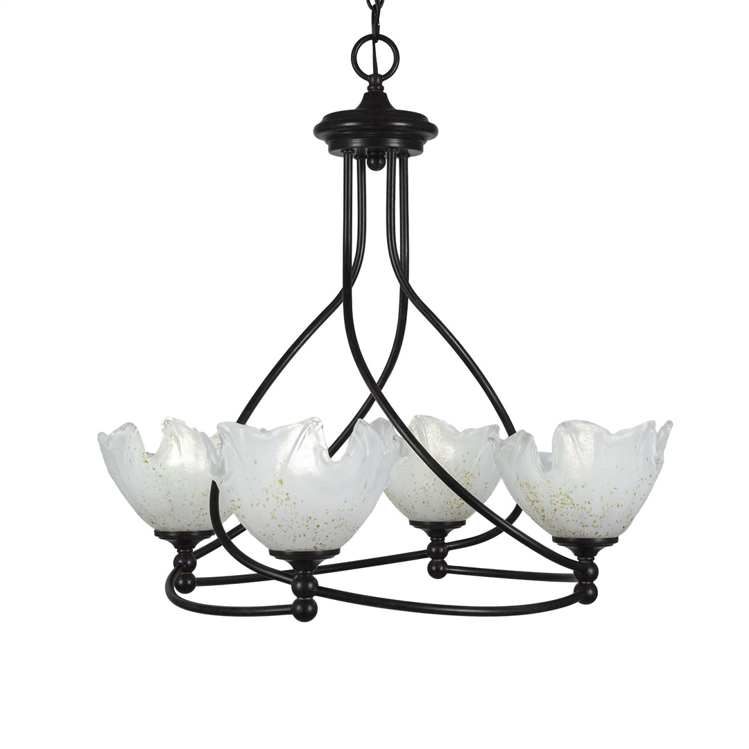 Toltec Capri 904-dg-755 Chandelier Light - Dark Granite