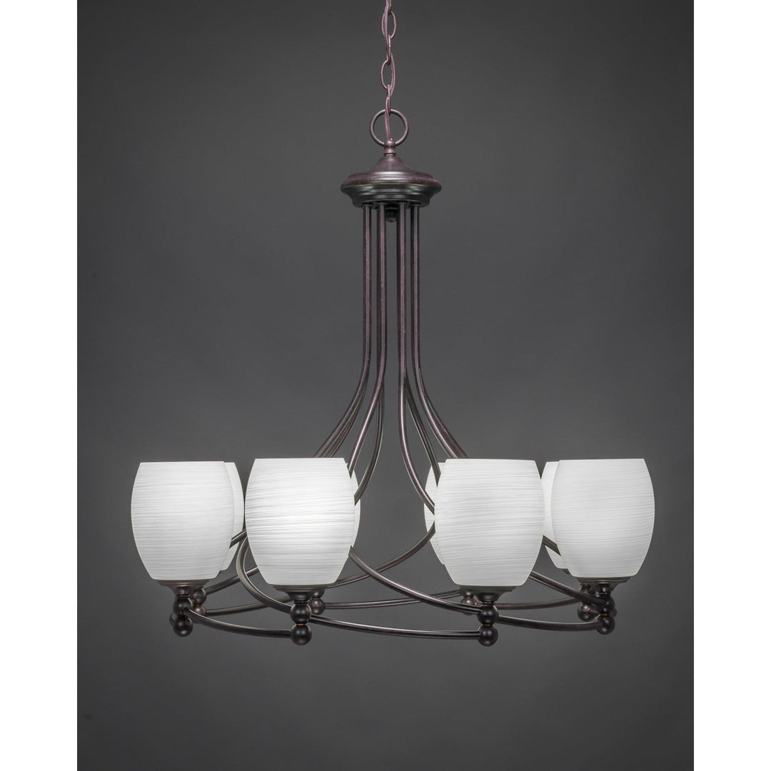 Toltec Capri 908-dg-615 Chandelier Light - Dark Granite