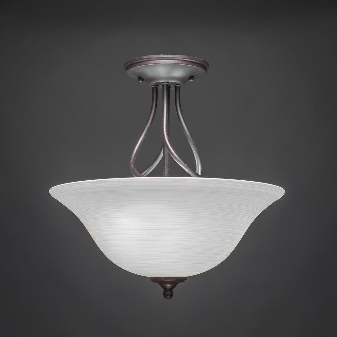 Toltec Capri 909-dg-612 Ceiling Light - Dark Granite