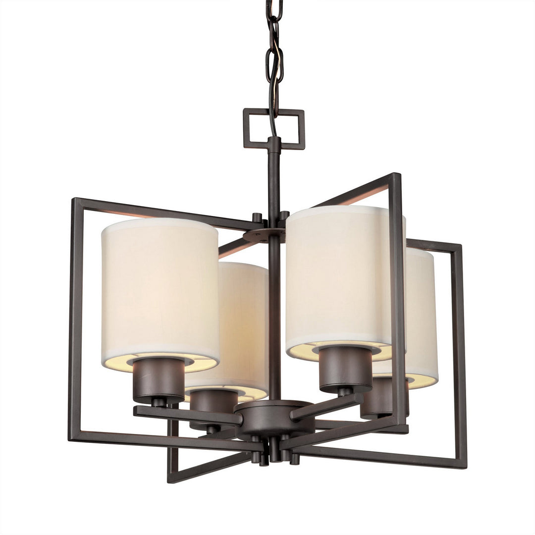 Forte 2570-04-32 Chandelier Light - Antique Bronze
