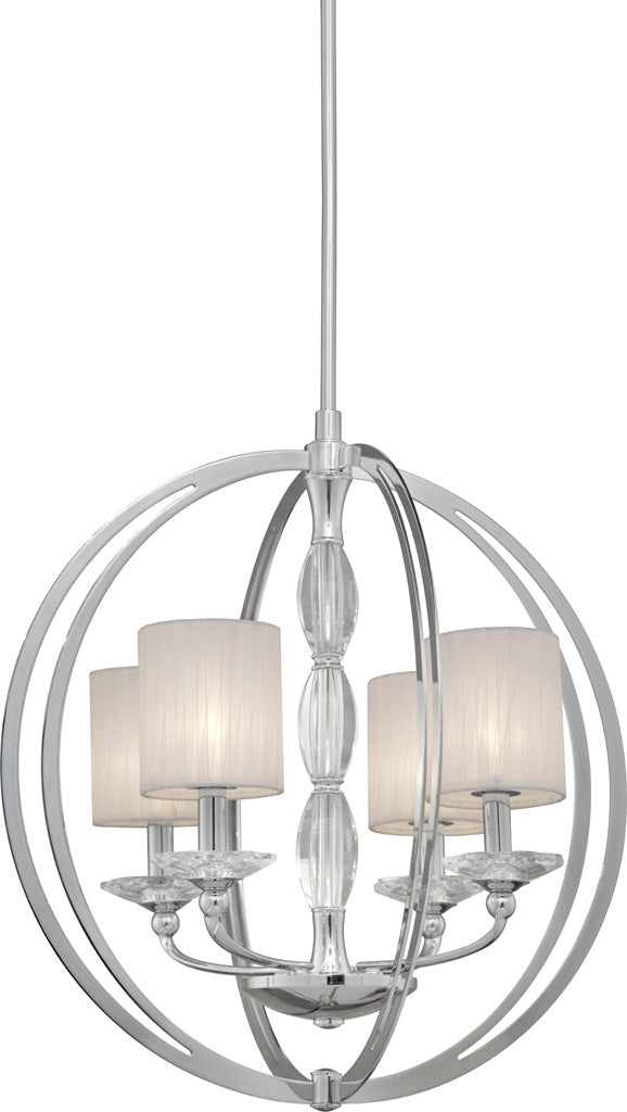 Forte Chandelier Light 7040-04-05 Chandelier Light - Chrome