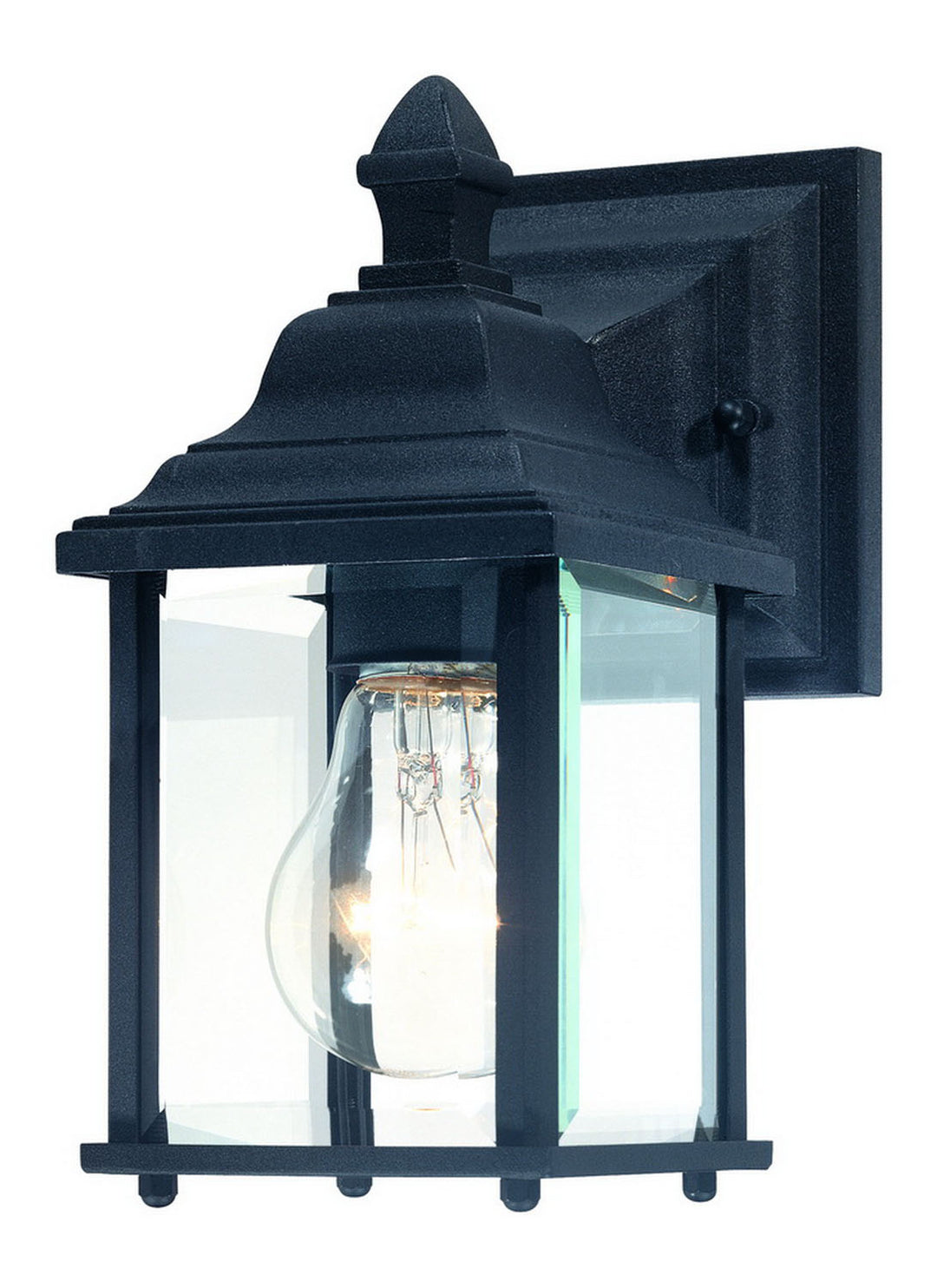 Dolan Designs Lighting 930-50 Charleston One Light Wall Sconce Outdoor Black