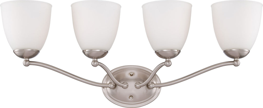 Nuvo Patton 60-5034 Bath Vanity Light 28 in. wide - Brushed Nickel