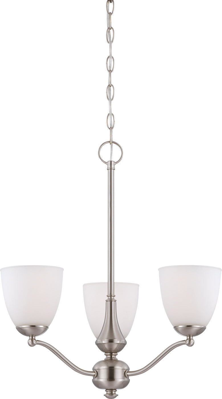 Nuvo Patton 60-5036 Chandelier Light - Brushed Nickel