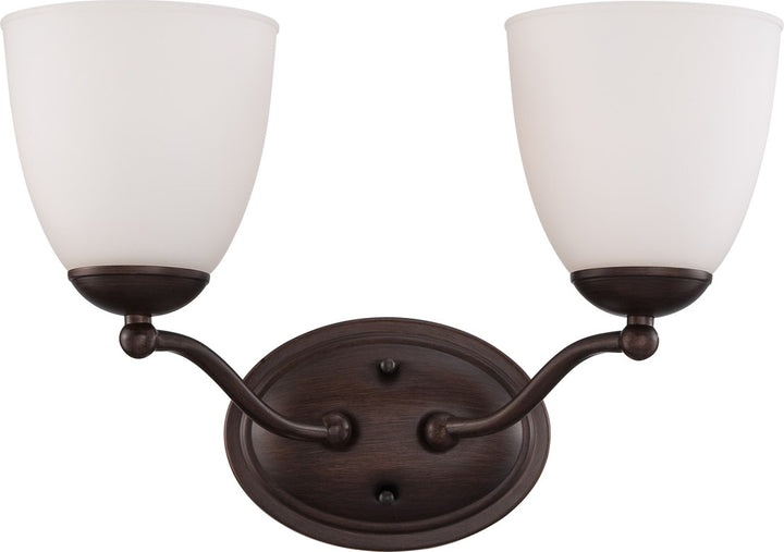 Nuvo Patton 60-5132 Bath Vanity Light 15 in. wide - Prairie Bronze