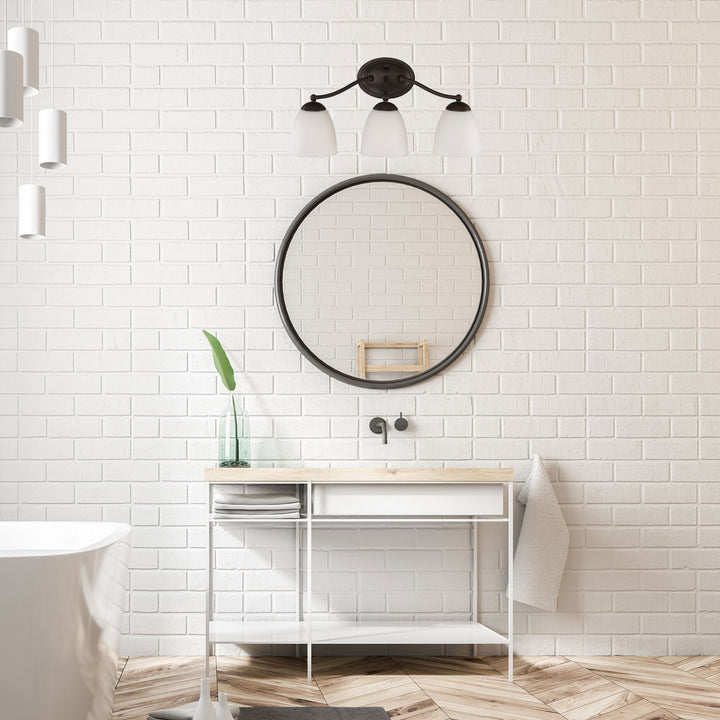 Nuvo Patton 60-5133 Bath Vanity Light 21 in. wide - Prairie Bronze