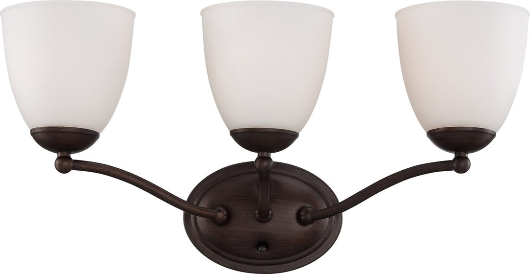 Nuvo Patton 60-5133 Bath Vanity Light 21 in. wide - Prairie Bronze
