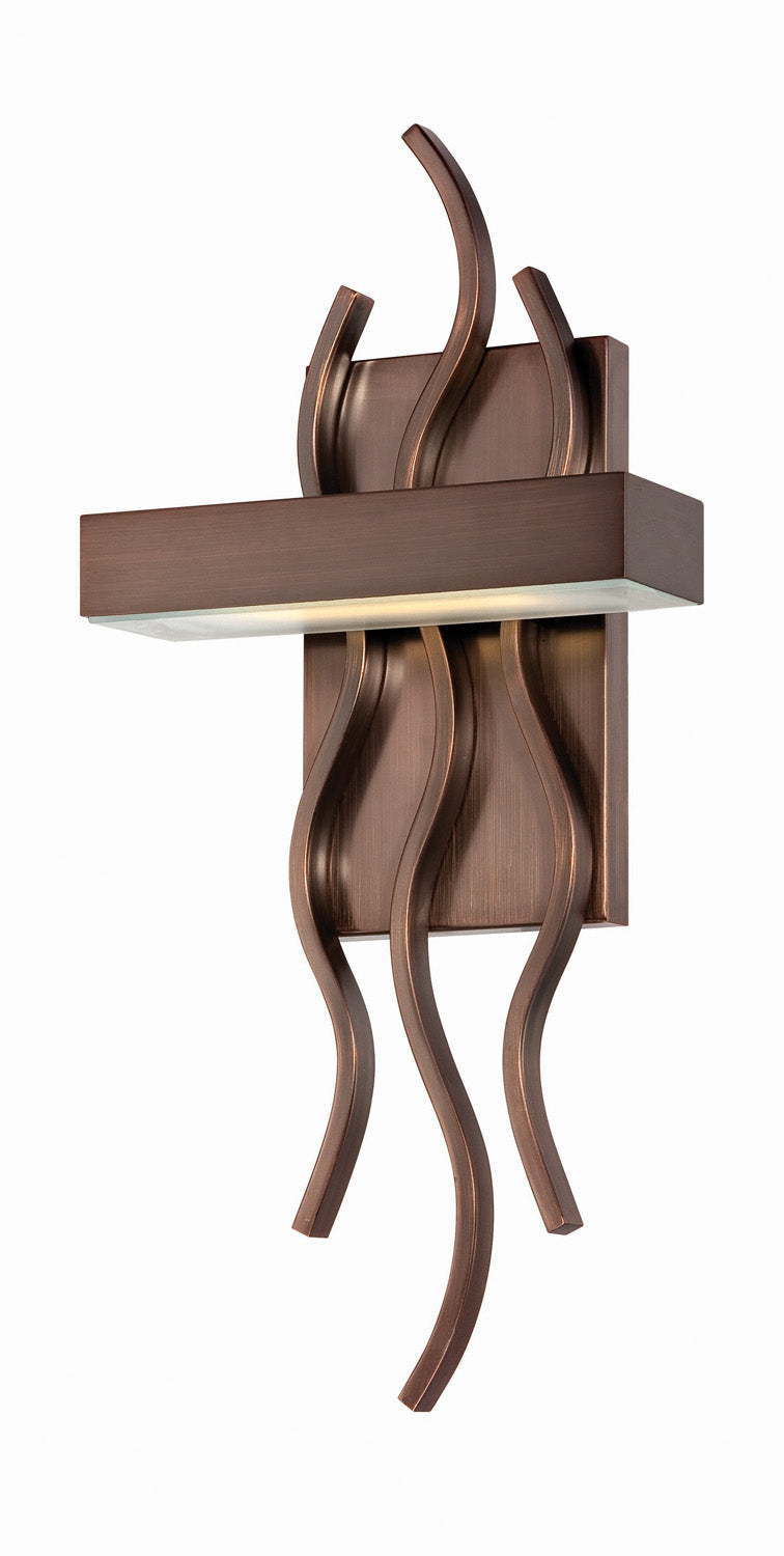 Nuvo Wave 62-124 Wall Light - Hazel Bronze