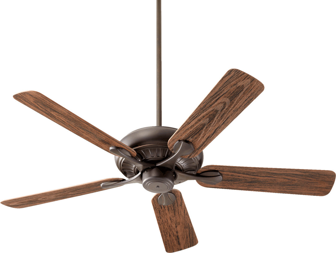 Quorum Pinnacle Patio 191525-86 Ceiling Fan - Oiled Bronze, Walnut