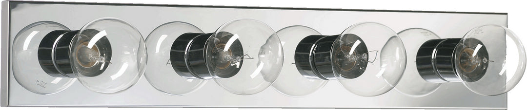 Quorum 5016-4-14 Utility Light - Chrome