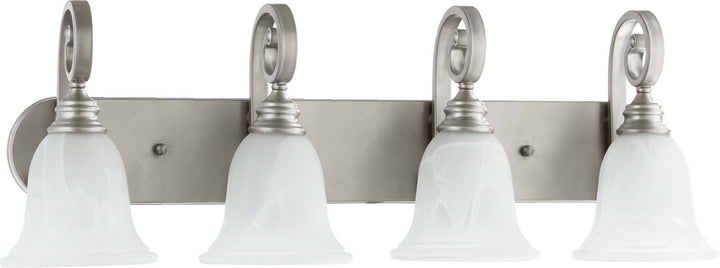 Quorum Bryant 5154-4-64 Bath Vanity Light 32 in. wide - Classic Nickel