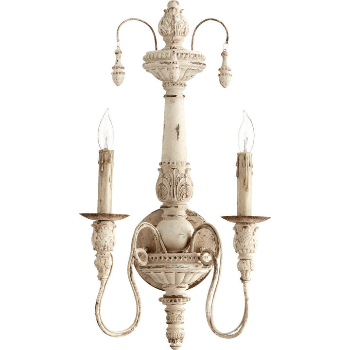 Quorum Salento 5506-2-70 Wall Sconce Light - Persian White