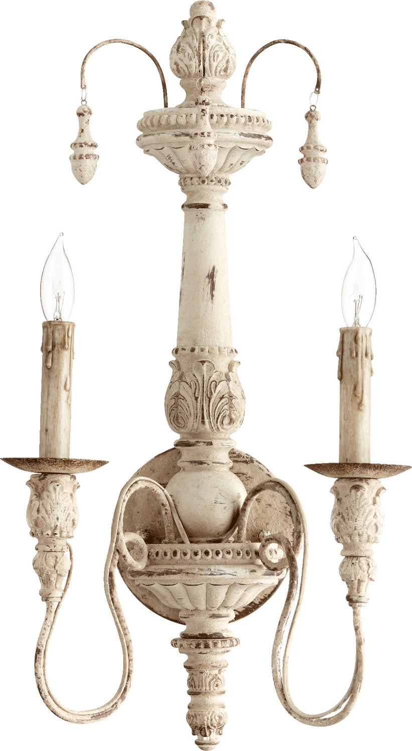 Quorum Salento 5506-2-70 Wall Sconce Light - Persian White