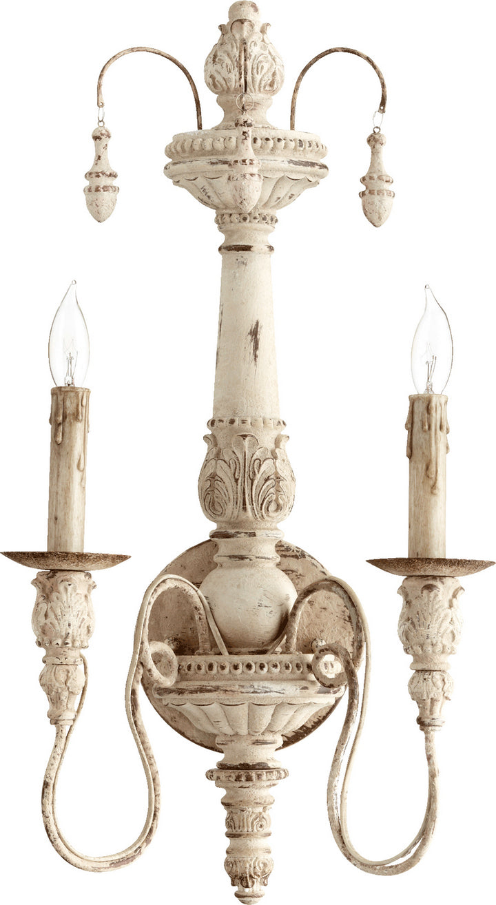 Quorum Salento 5506-2-70 Wall Sconce Light - Persian White