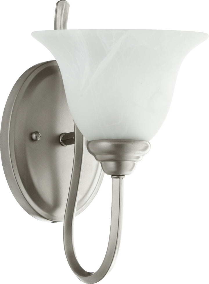 Quorum Spencer 5510-1-64 Wall Sconce Light - Classic Nickel
