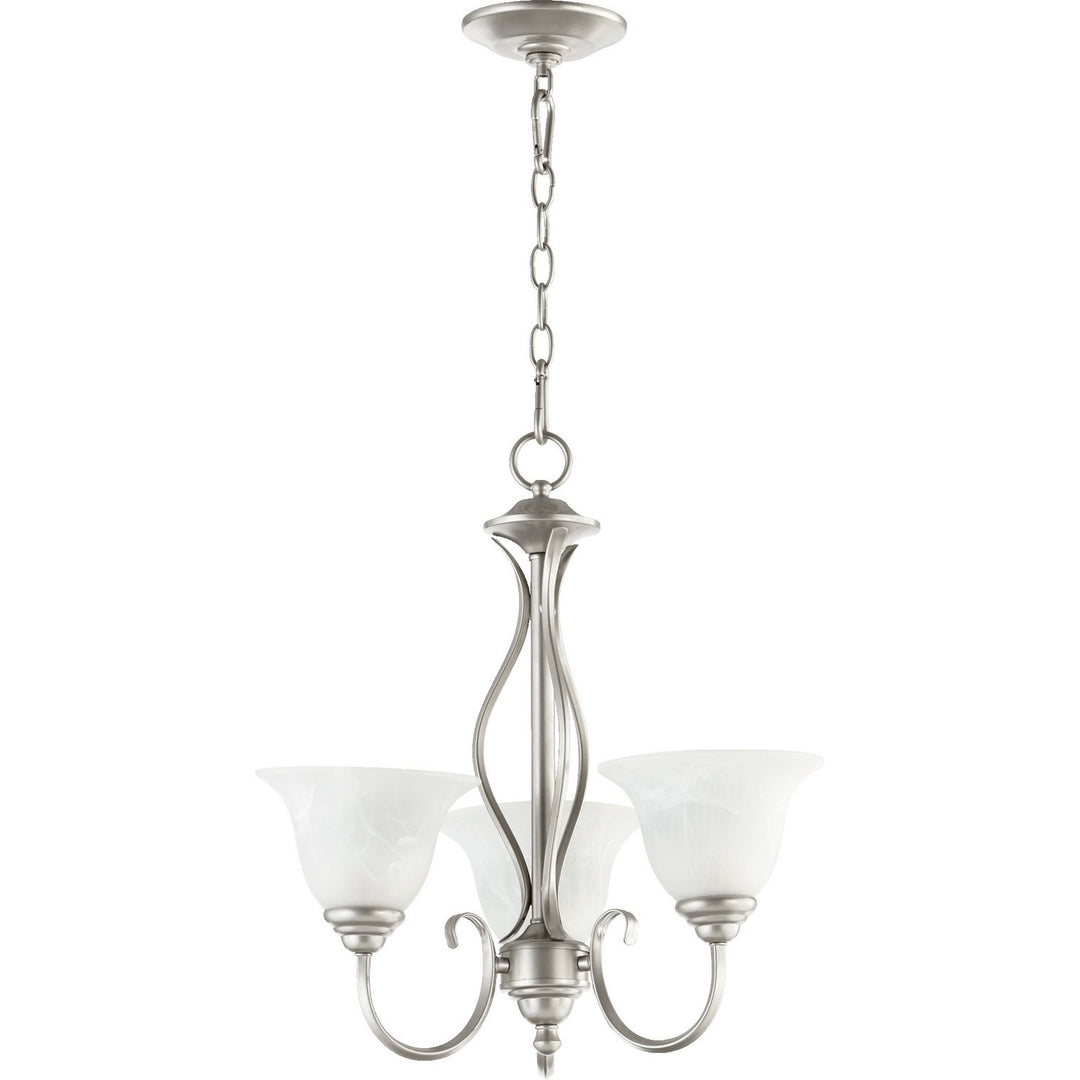 Quorum Spencer 6010-3-64 Chandelier Light - Classic Nickel
