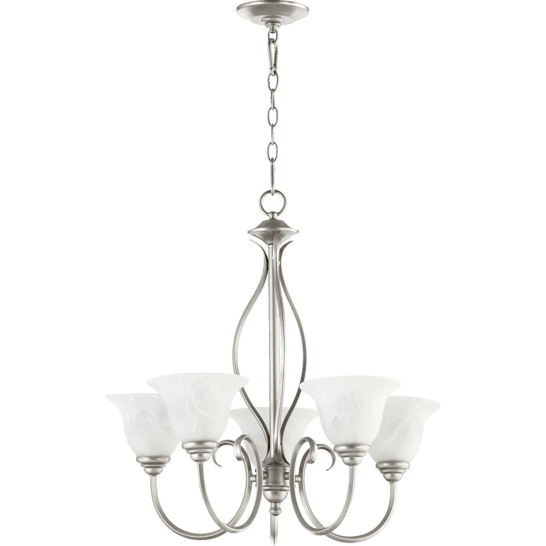 Quorum Spencer 6010-5-64 Chandelier Light - Classic Nickel