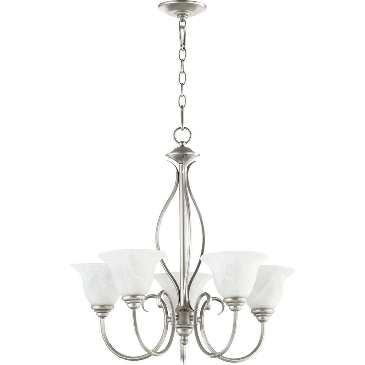 Quorum Spencer 6010-5-64 Chandelier Light - Classic Nickel