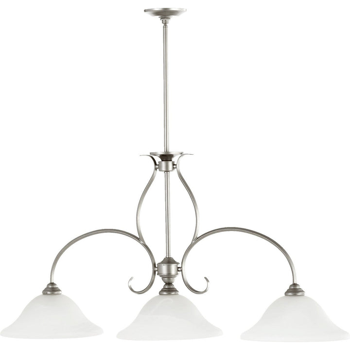Quorum Spencer 6510-3-64 Pendant Light - Classic Nickel