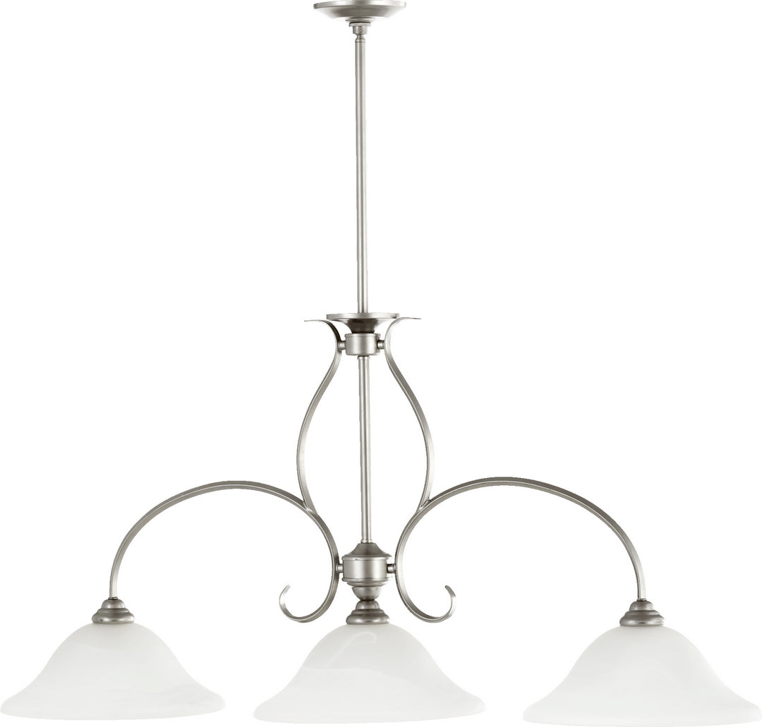 Quorum Spencer 6510-3-64 Pendant Light - Classic Nickel