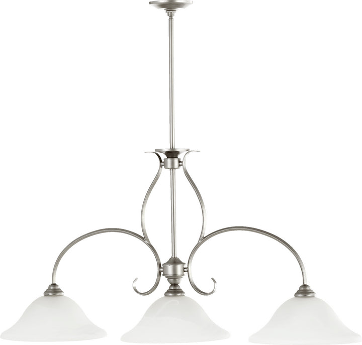 Quorum Spencer 6510-3-64 Pendant Light - Classic Nickel