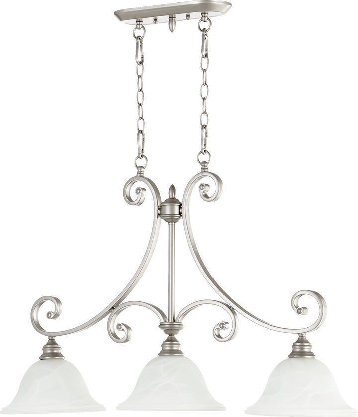 Quorum Bryant 6554-3-64 Pendant Light - Classic Nickel