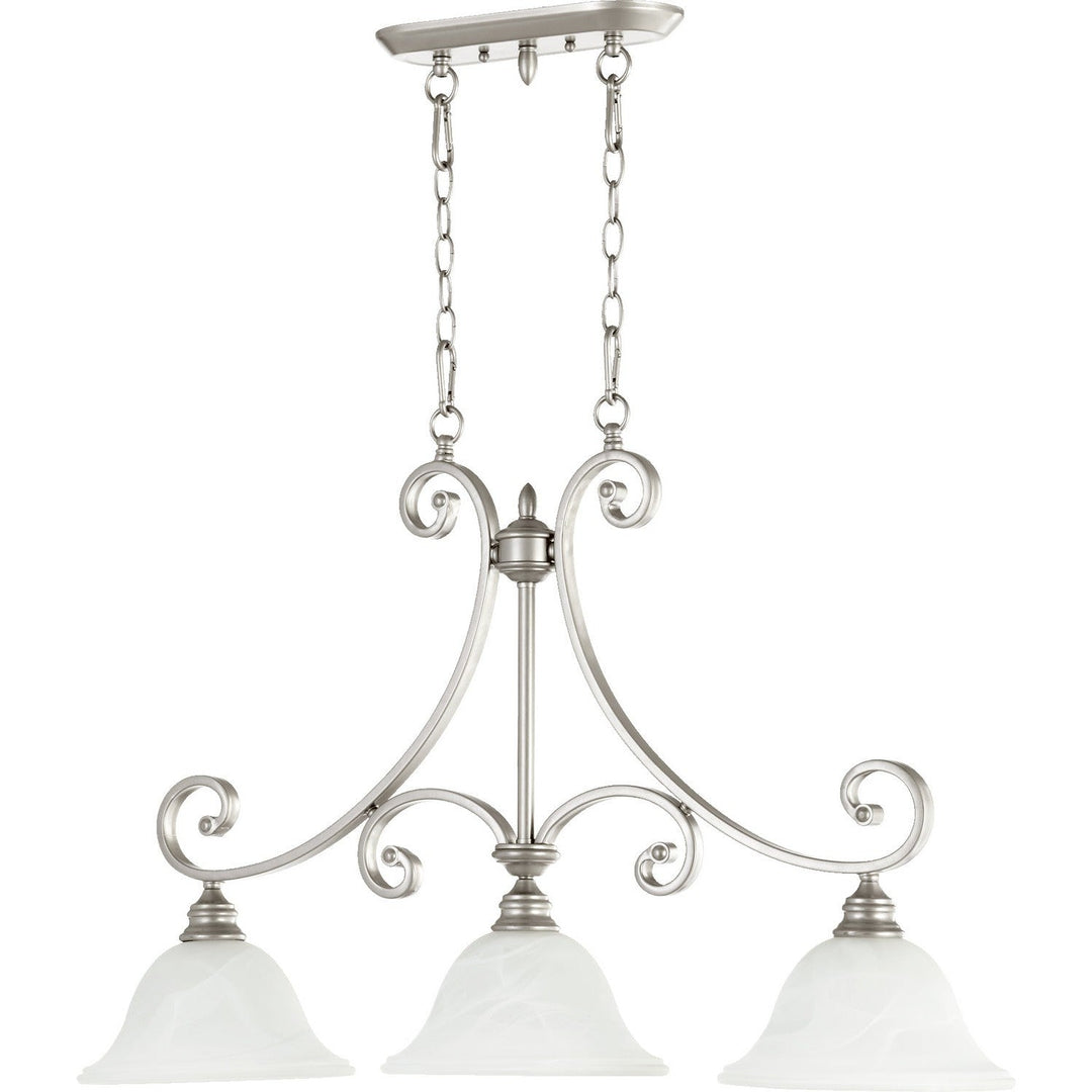 Quorum Bryant 6554-3-64 Pendant Light - Classic Nickel