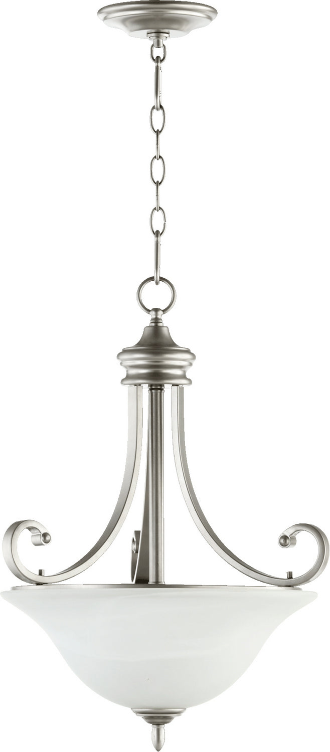 Quorum Bryant 8154-3-64 Pendant Light - Classic Nickel