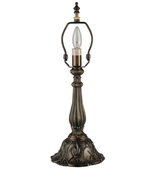 Meyda Tiffany Lighting 46444 Bungalow One Light Table Base Utility Light Bronze / Dark