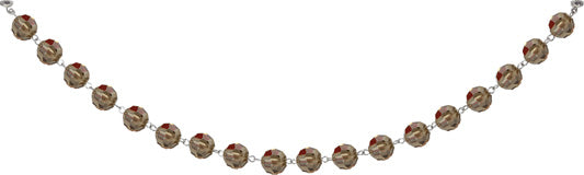 Magtrim Lighting BC-8359 Bead Garland Teak Faceted Bead Garland -12`` (3 Per Box) Home Decor Bronze / Dark