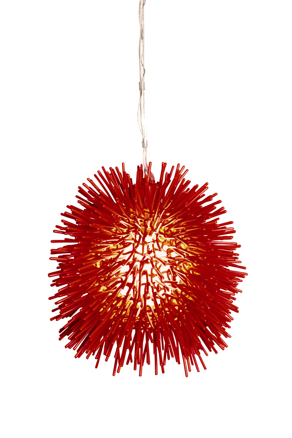 Varaluz Urchin 169M01RE Pendant Light - Super Red