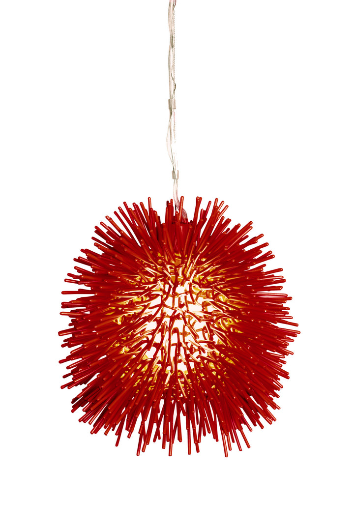 Varaluz Urchin 169M01RE Pendant Light - Super Red