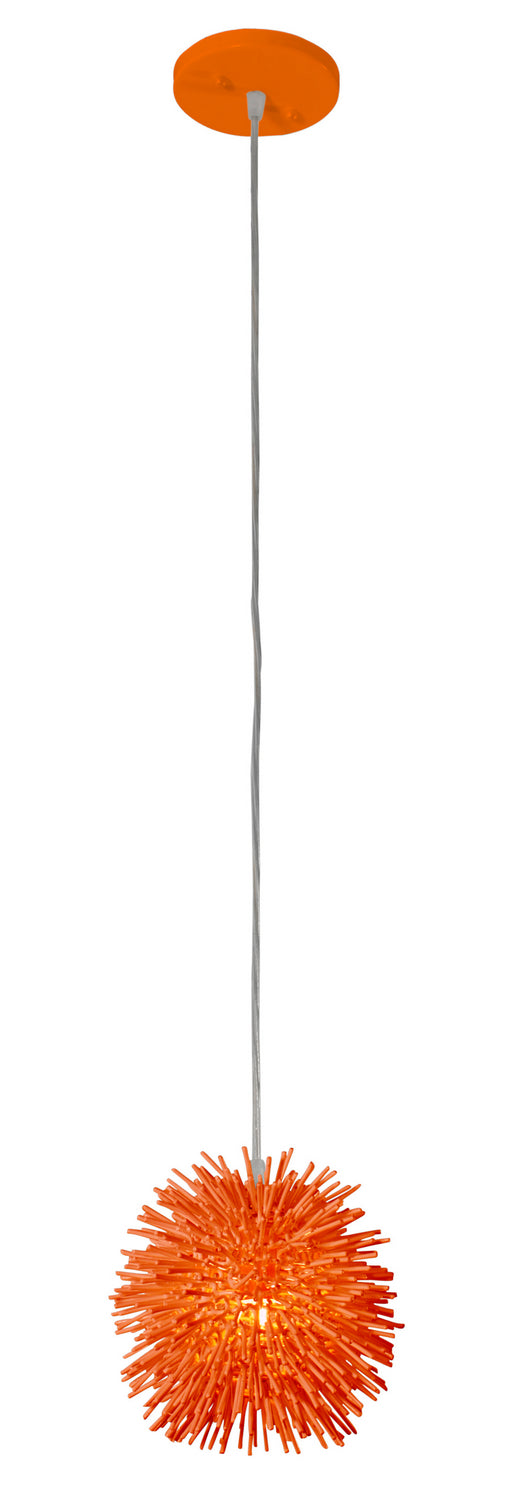 Varaluz Urchin 169M01SOR Pendant Light - Electric Pumpkin