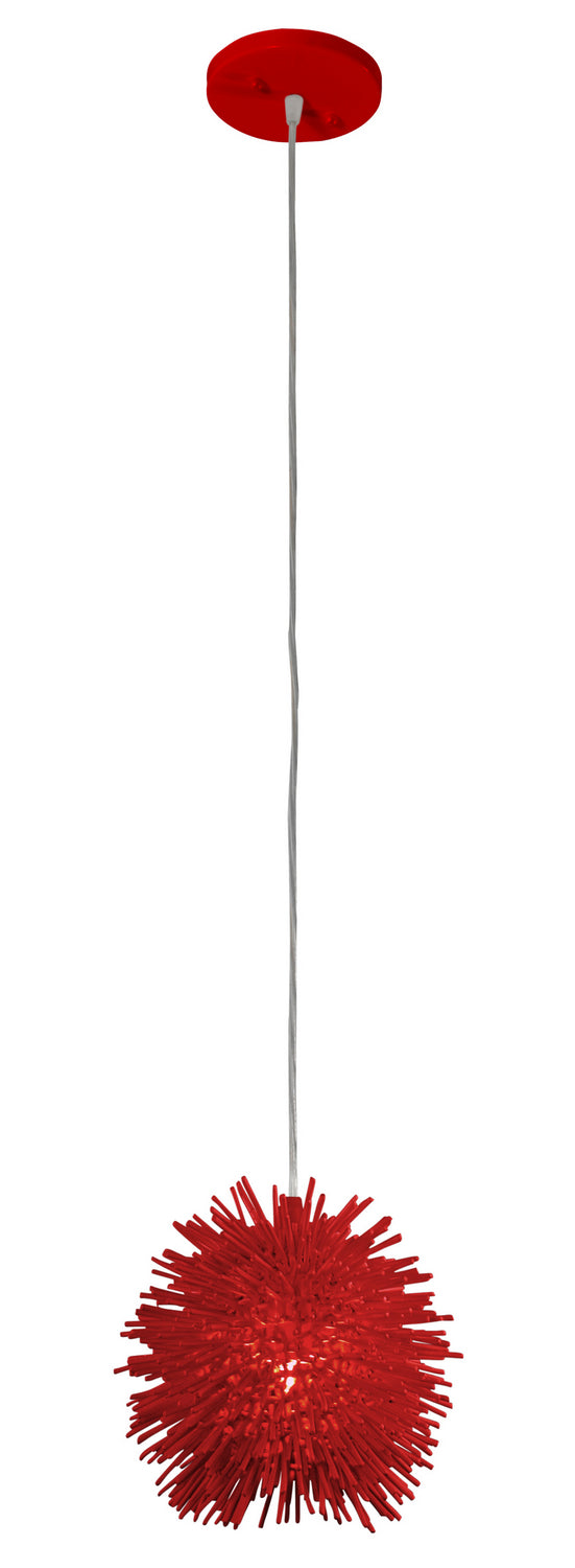 Varaluz Urchin 169M01SRE Pendant Light - Super Red