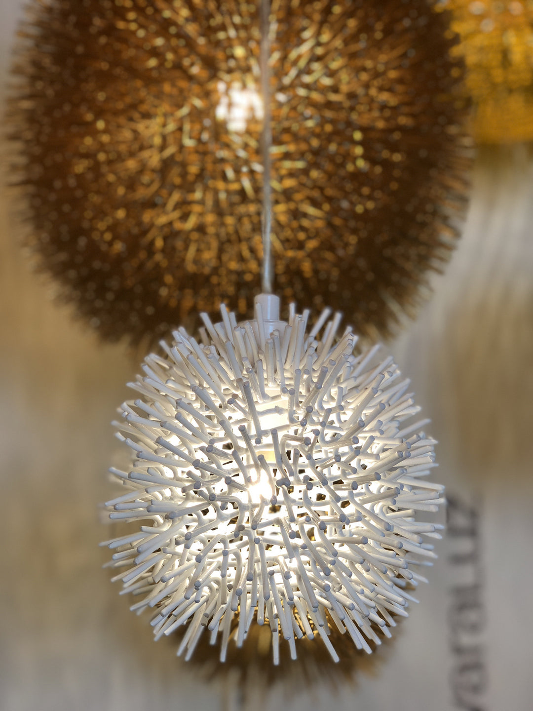 Varaluz Urchin 169M01SWH Pendant Light - White