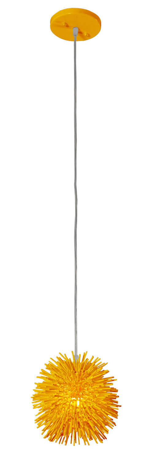Varaluz Urchin 169M01SYE Pendant Light - Un-Mellow Yellow